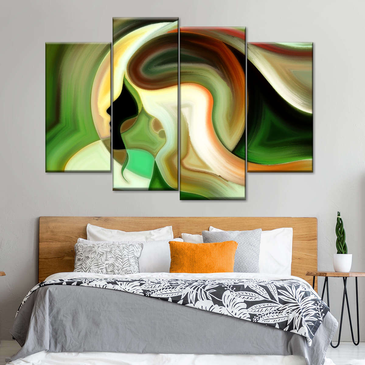 Abstract Woman Wall Art