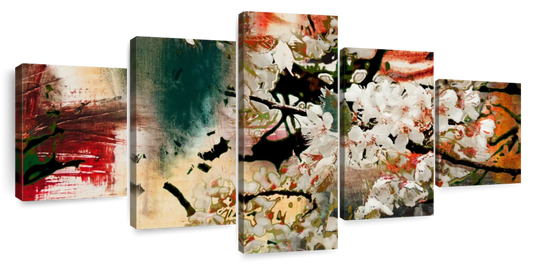 Japanese Flower Wall Art