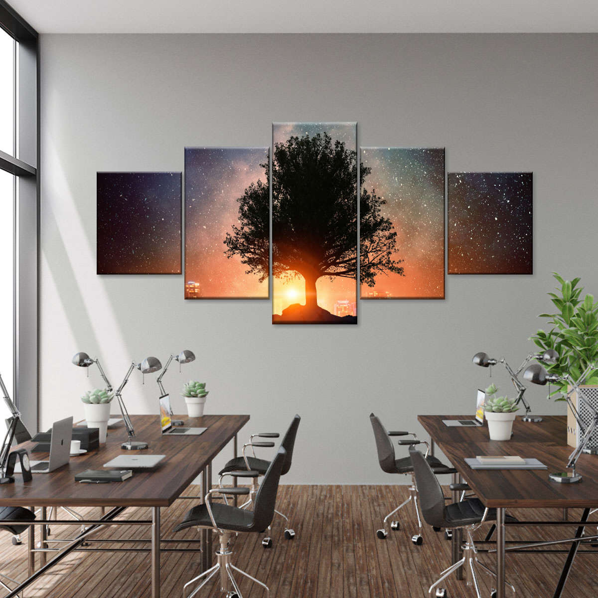 Starry Tree Wall Art