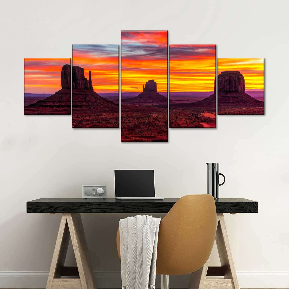 Monument Valley At Sunset Wall Art