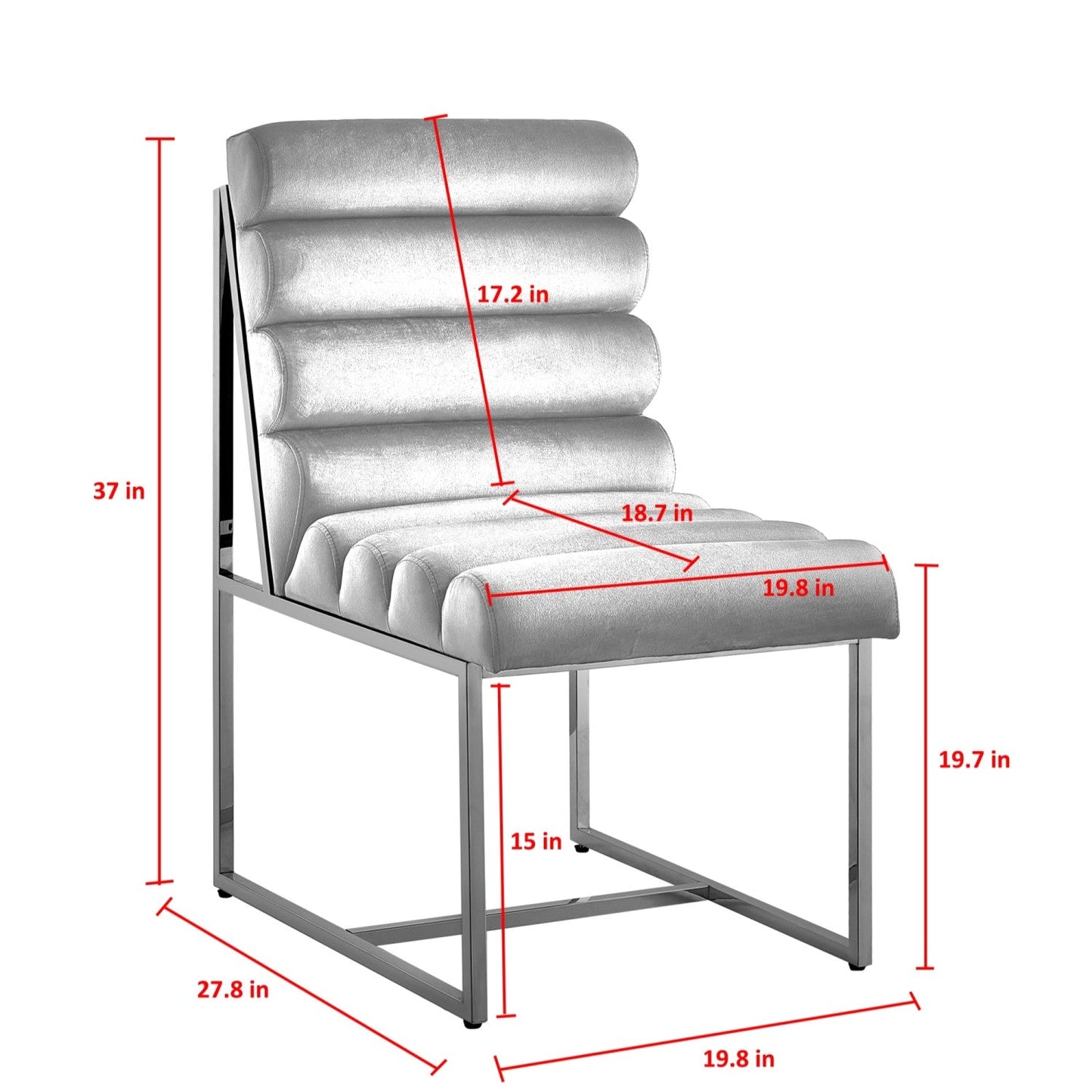 Dalia Armless Dining Chair (Set of 2)