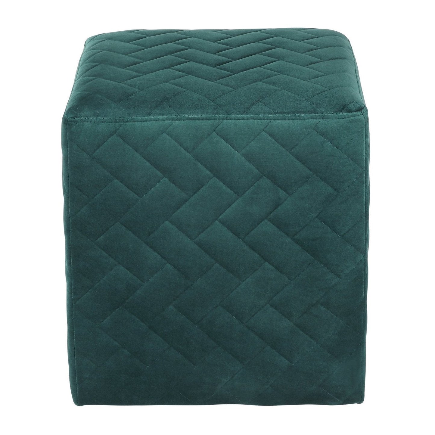 Alexis Velvet Cube Ottoman