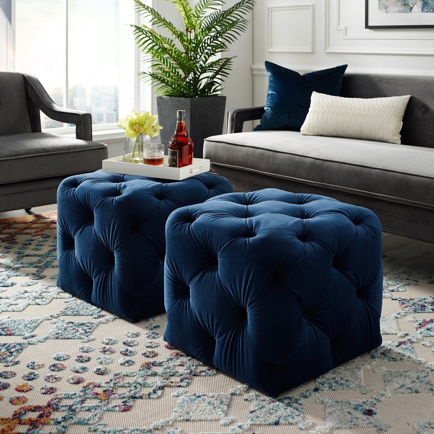 Angel Square Ottoman