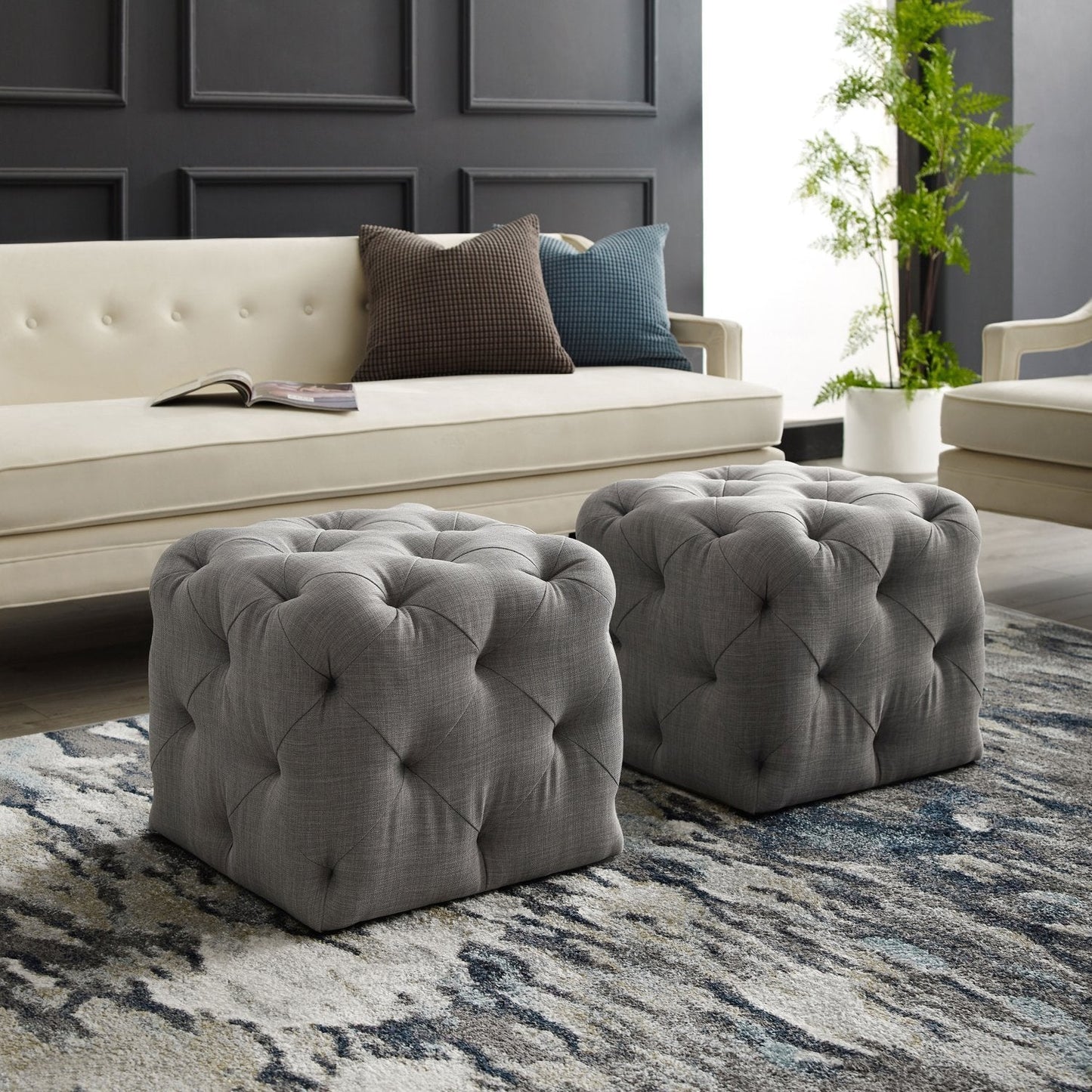 Angel Square Ottoman