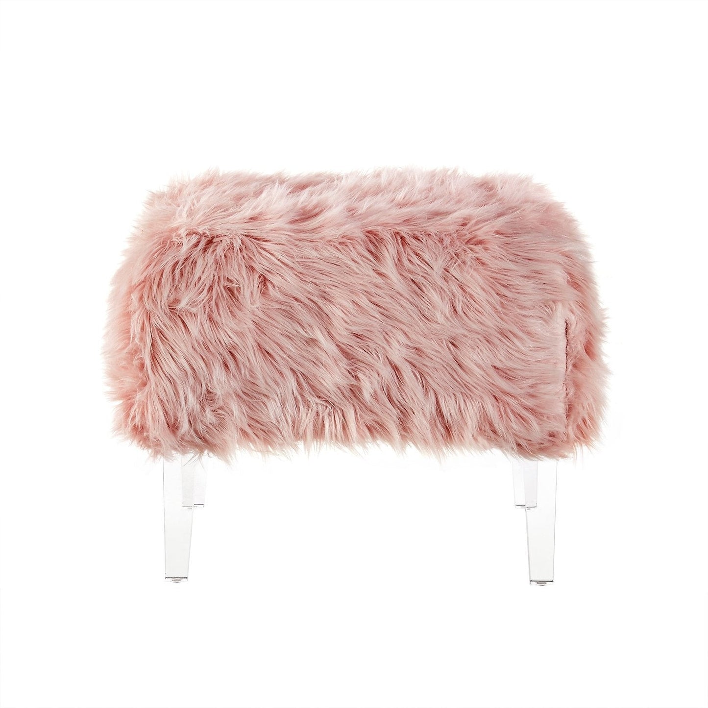 Ava Lux Fur Ottoman