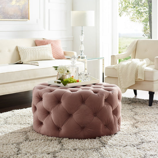 Bella Cocktail Round Ottoman