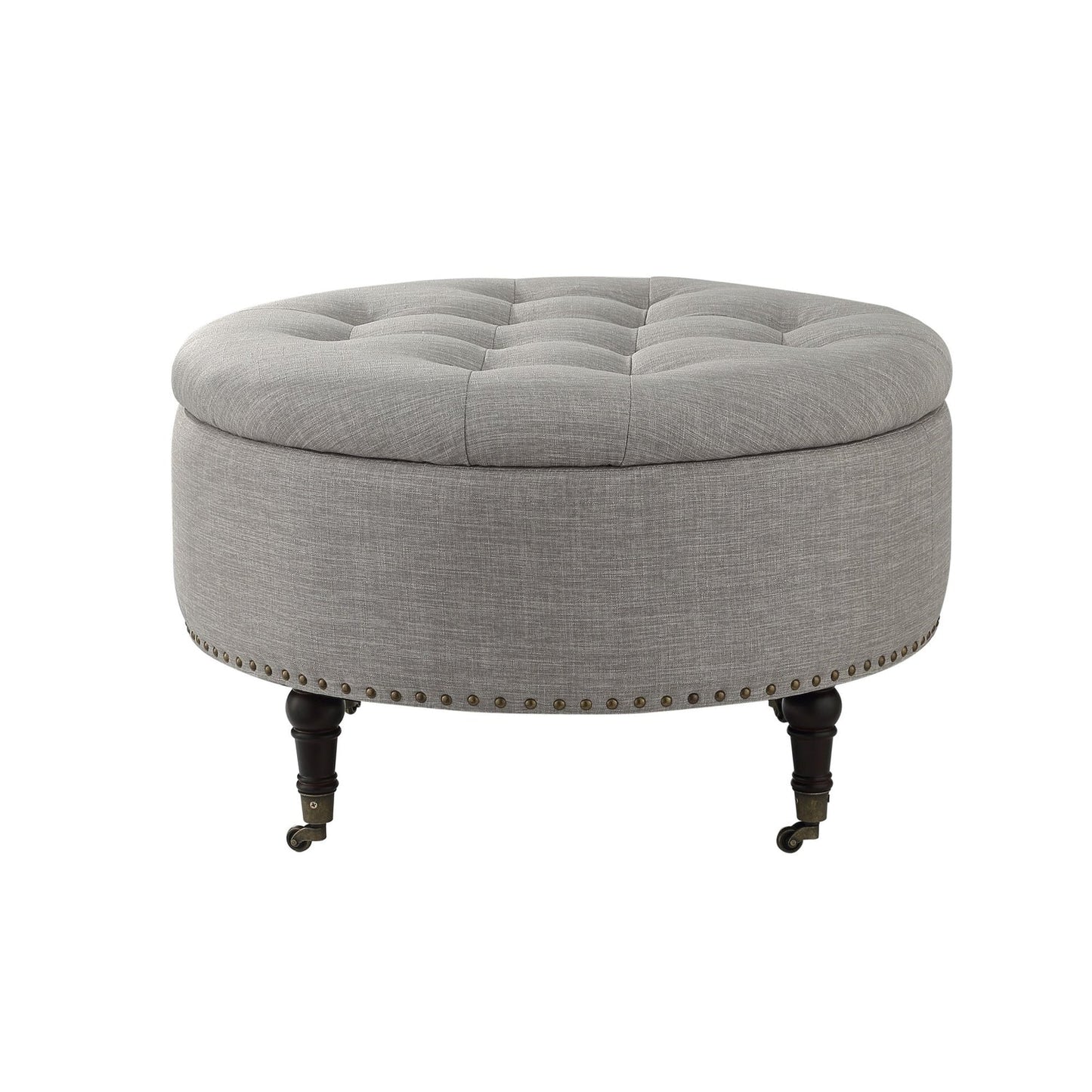 Elizabeth Storage Ottoman Linen