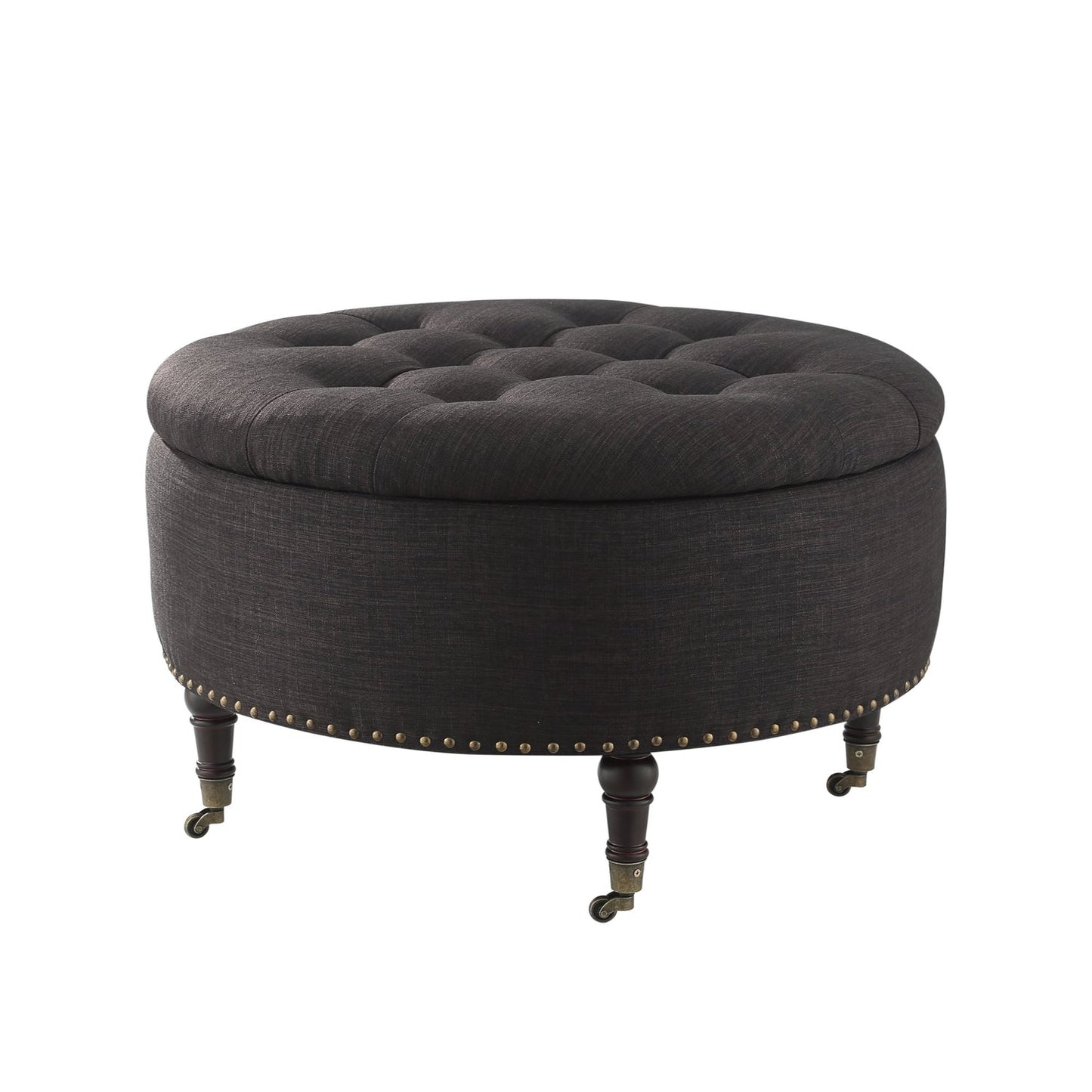 Elizabeth Storage Ottoman Linen