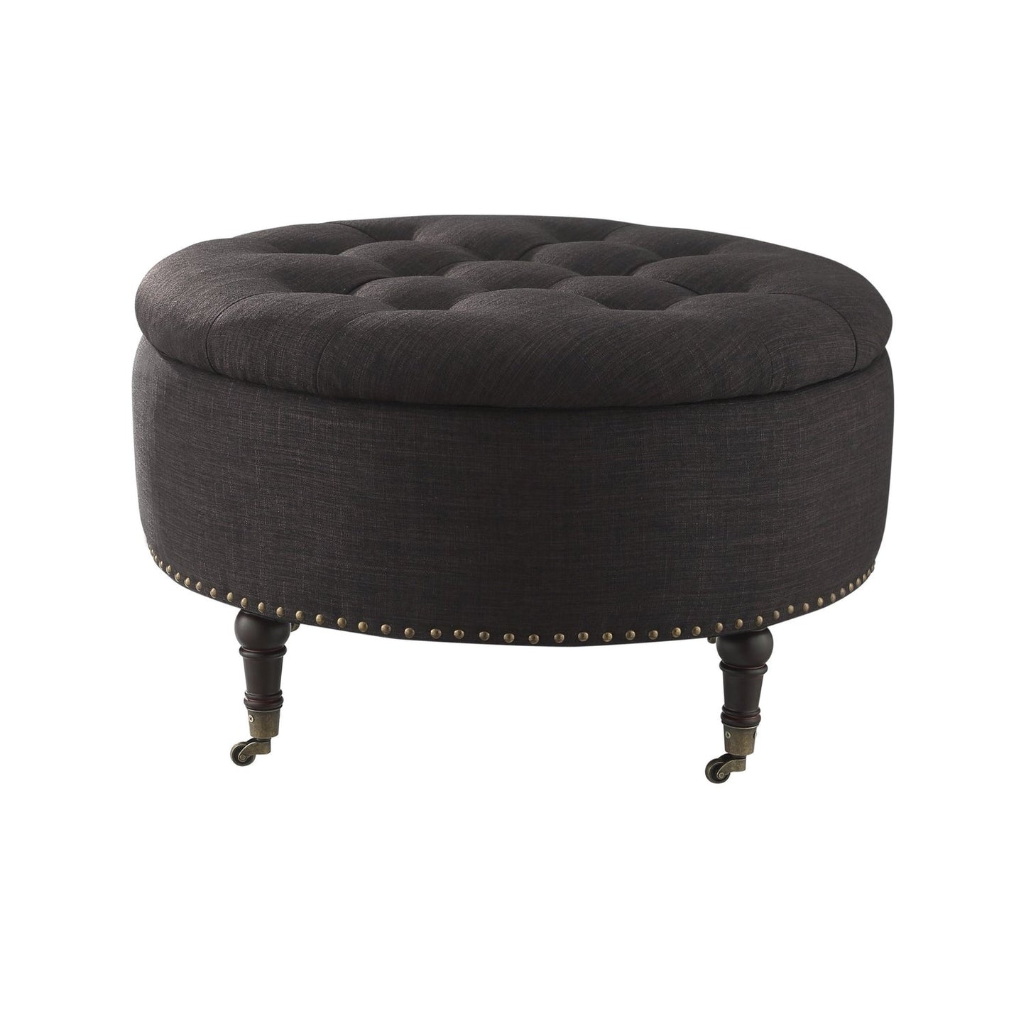 Elizabeth Storage Ottoman Linen