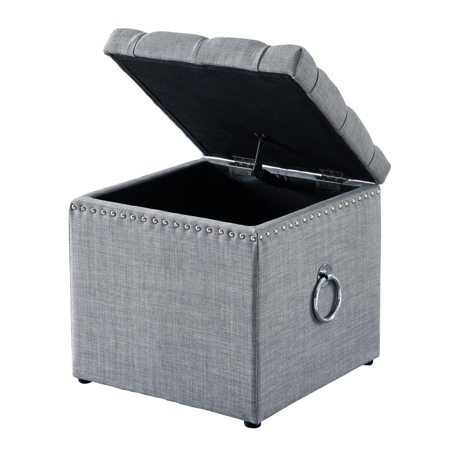 Ella Linen Storage Ottoman