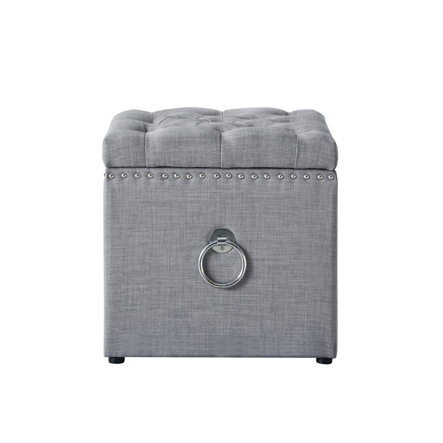 Ella Linen Storage Ottoman