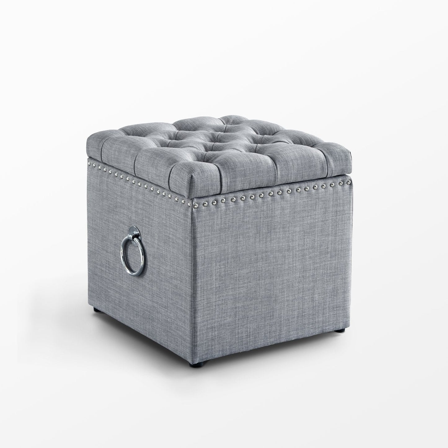 Ella Linen Storage Ottoman