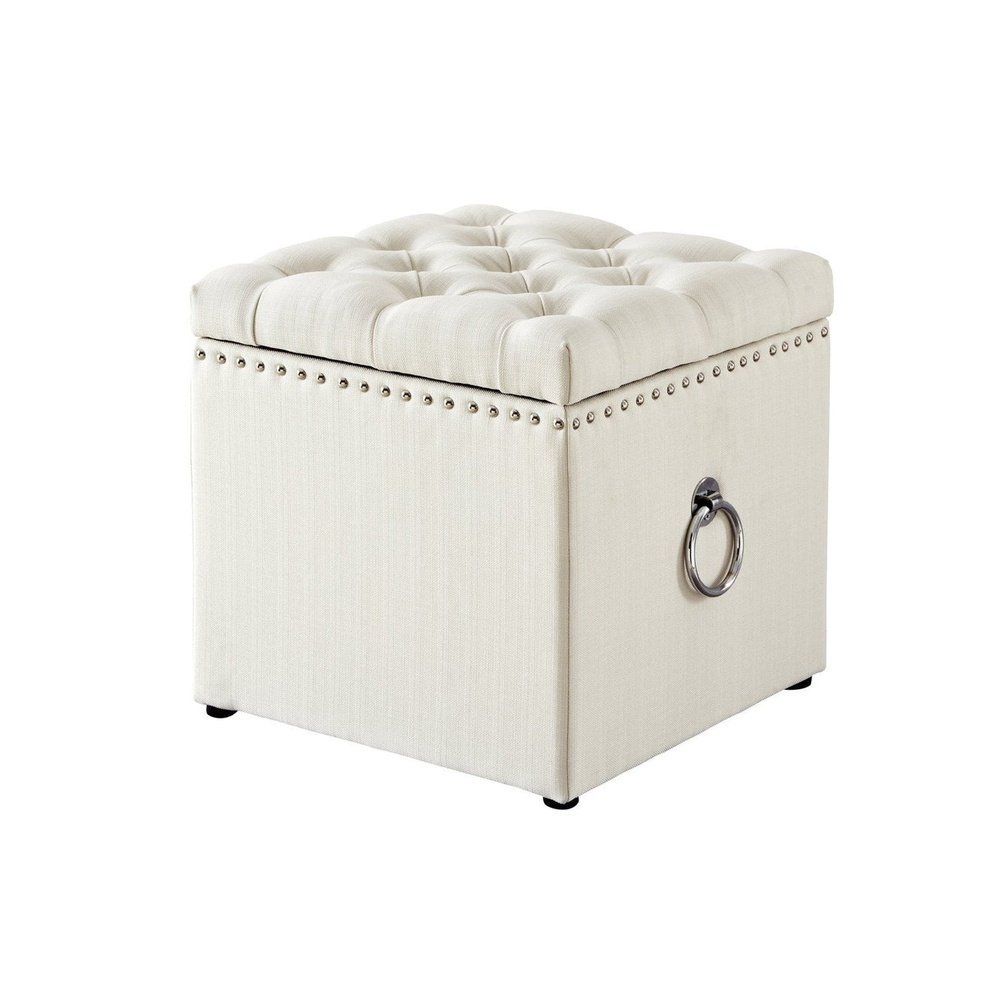 Ella Linen Storage Ottoman