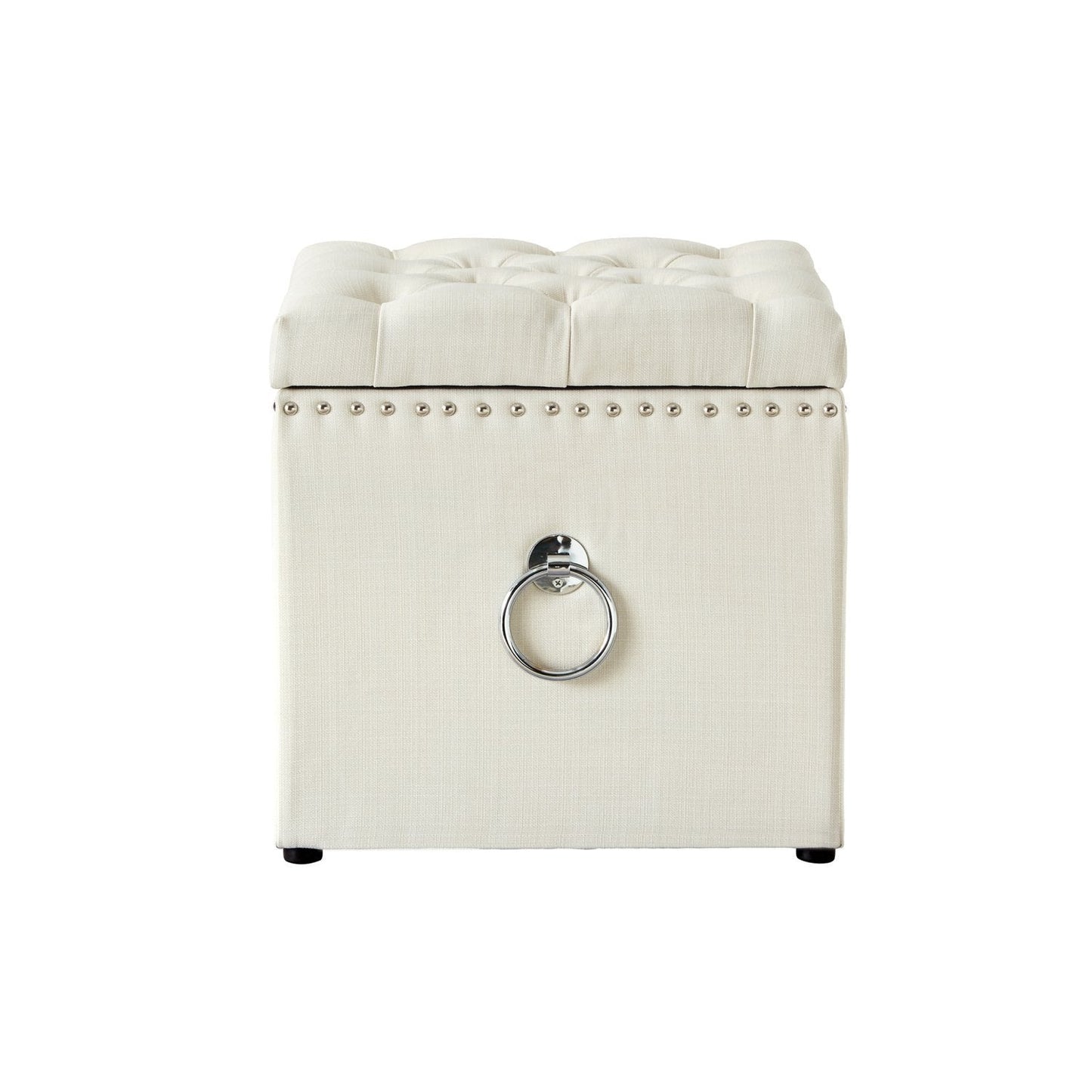 Ella Linen Storage Ottoman