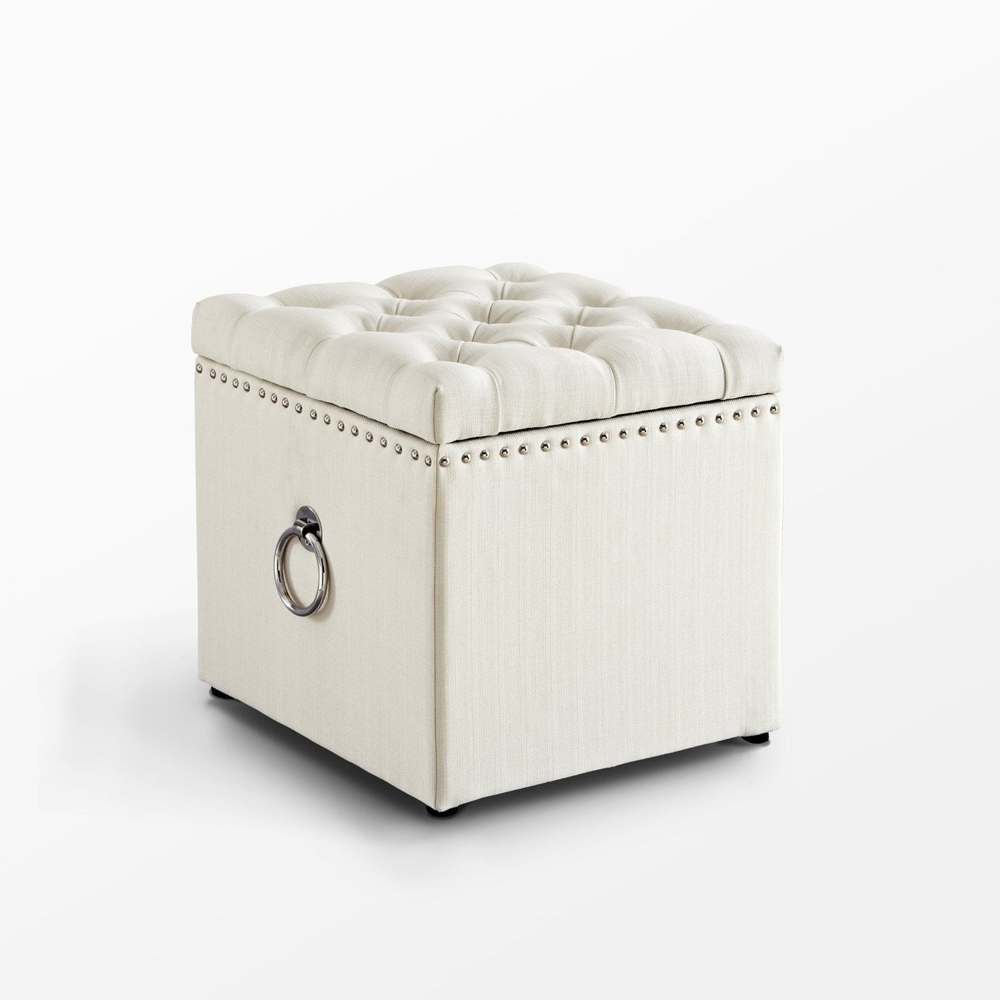 Ella Linen Storage Ottoman