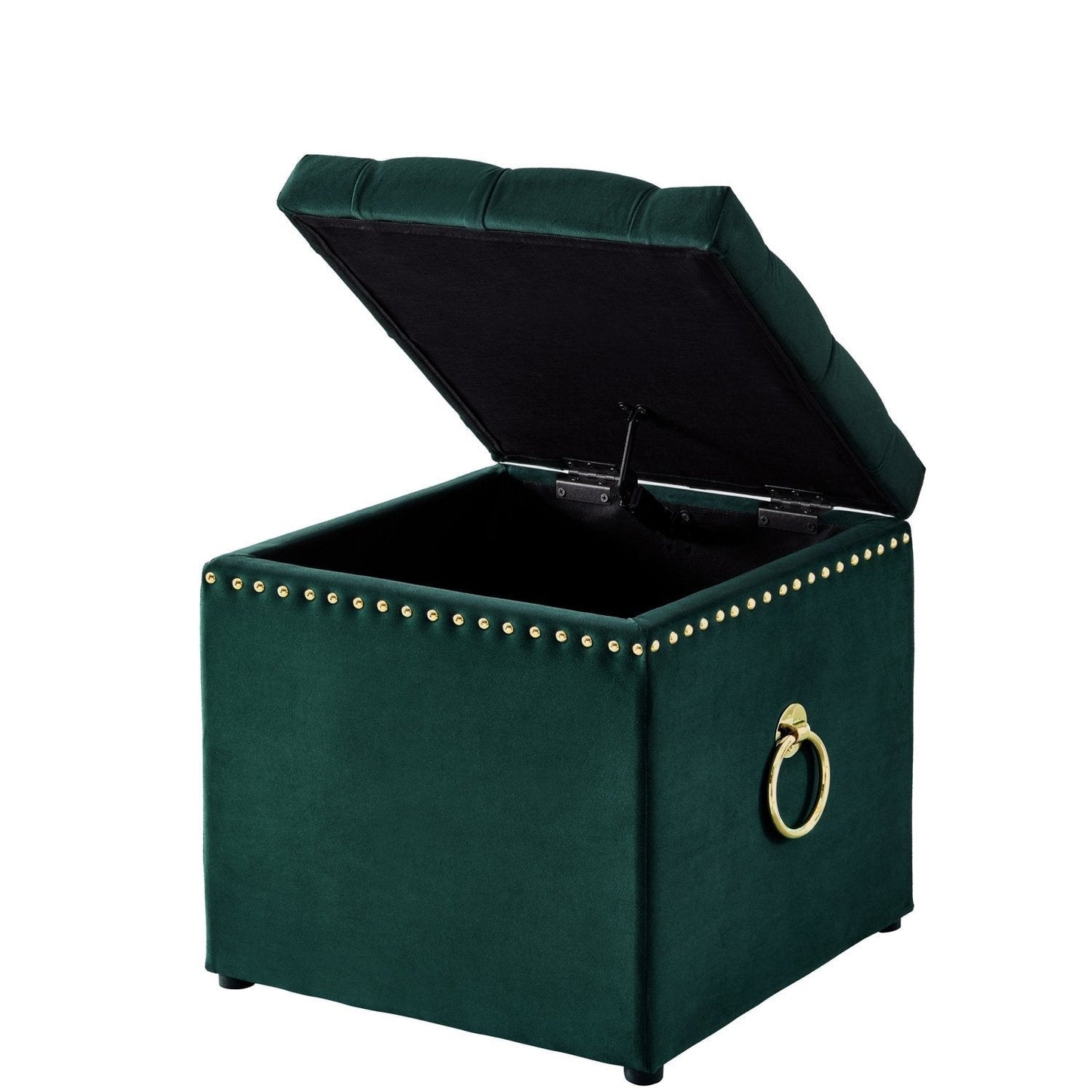 Ella Velvet Storage Ottoman