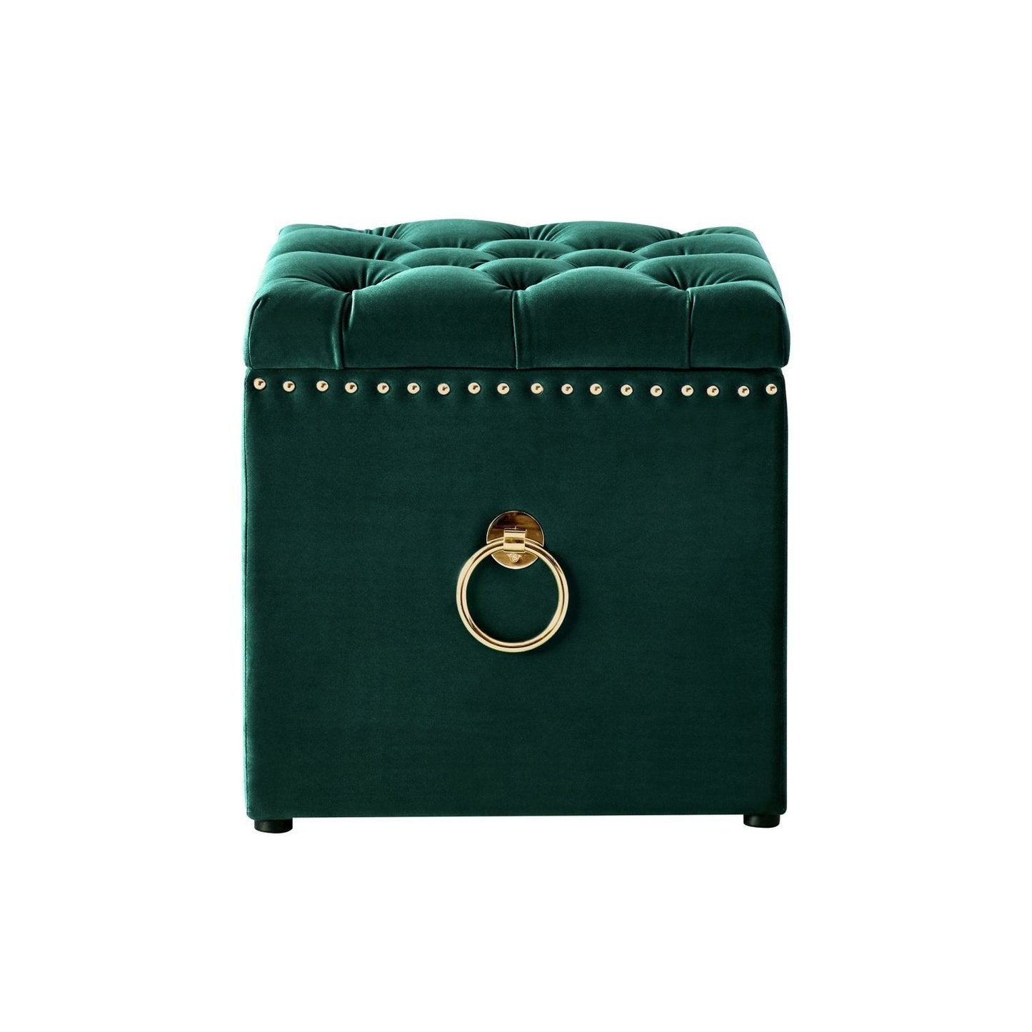 Ella Velvet Storage Ottoman