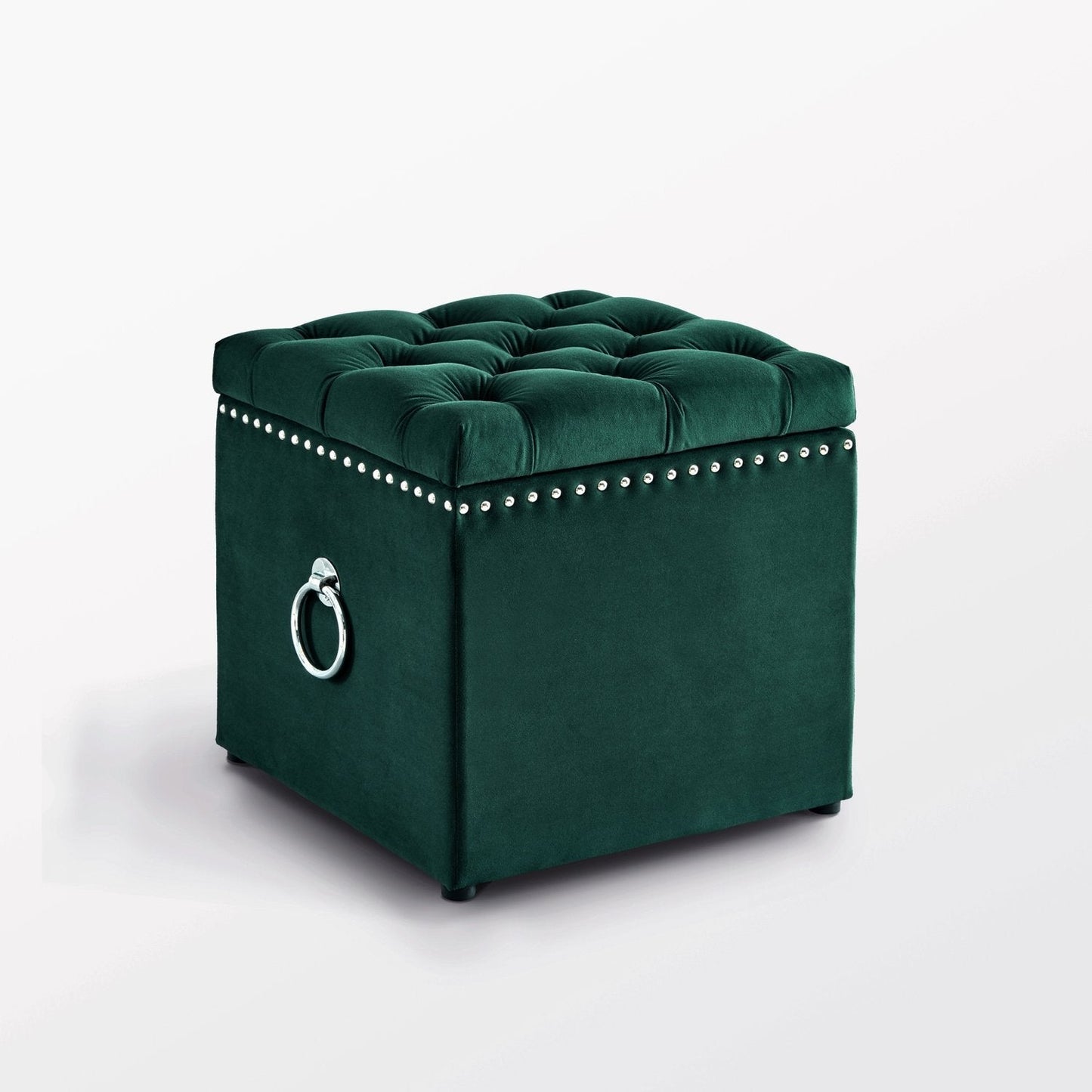 Ella Velvet Storage Ottoman