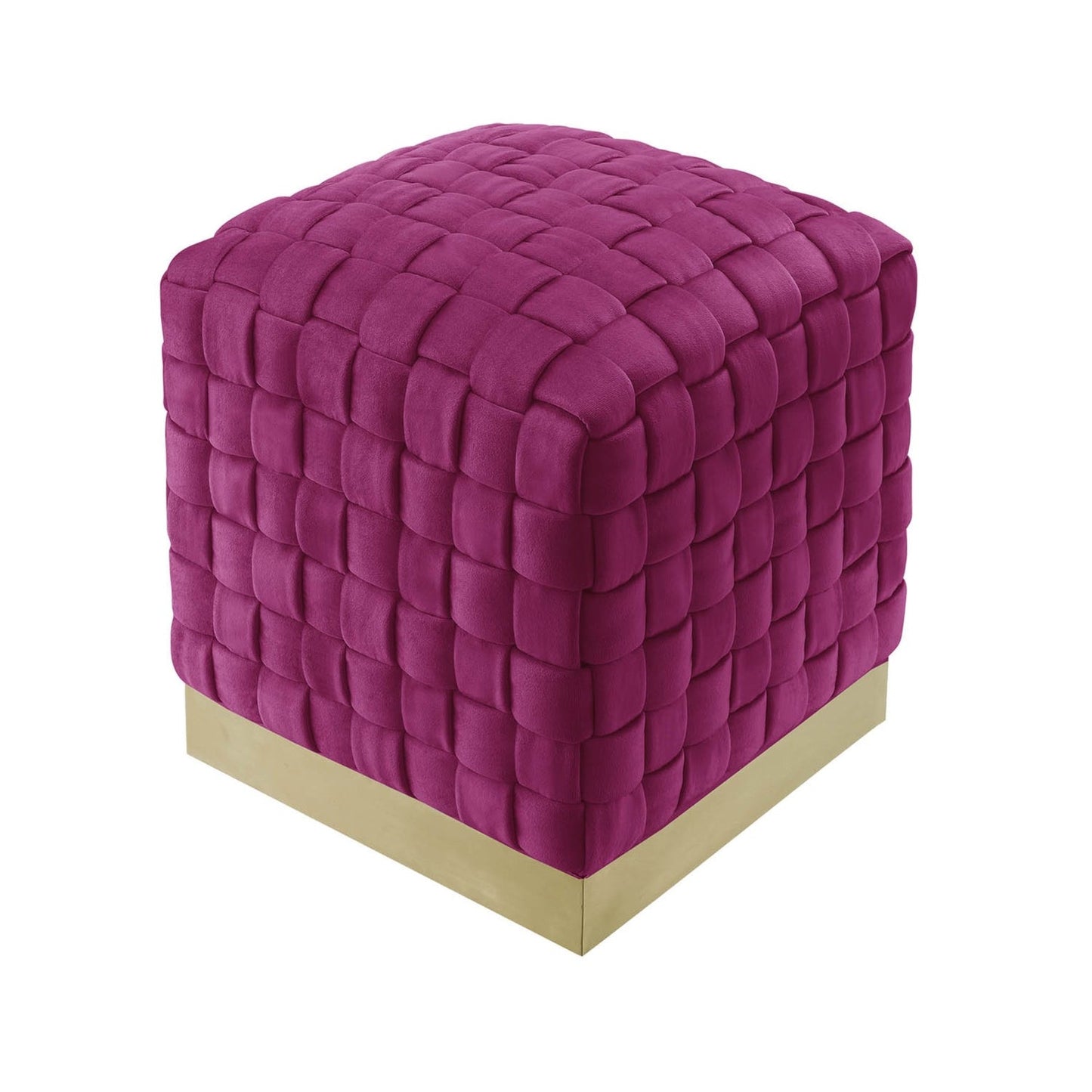 Satine Velvet Ottoman