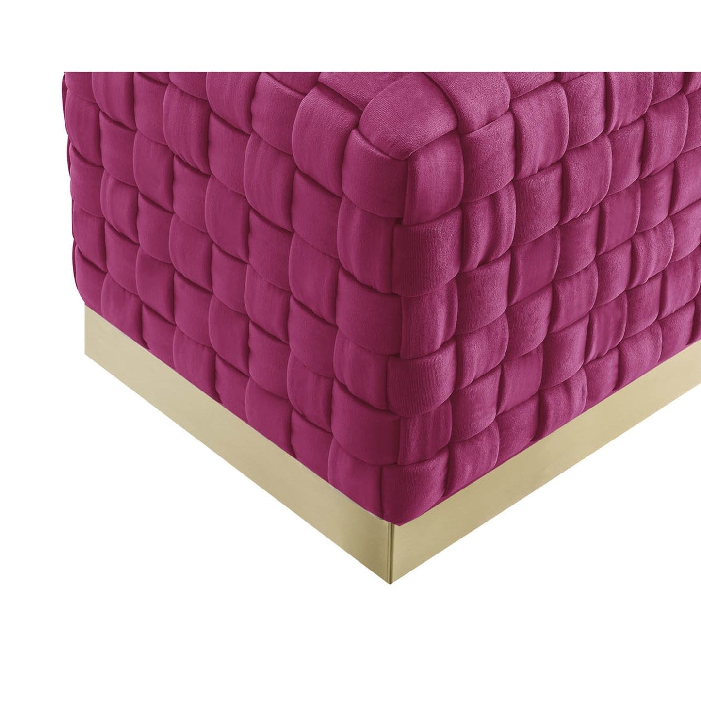 Satine Velvet Ottoman