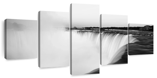 Monochromatic Niagara Falls Wall Art