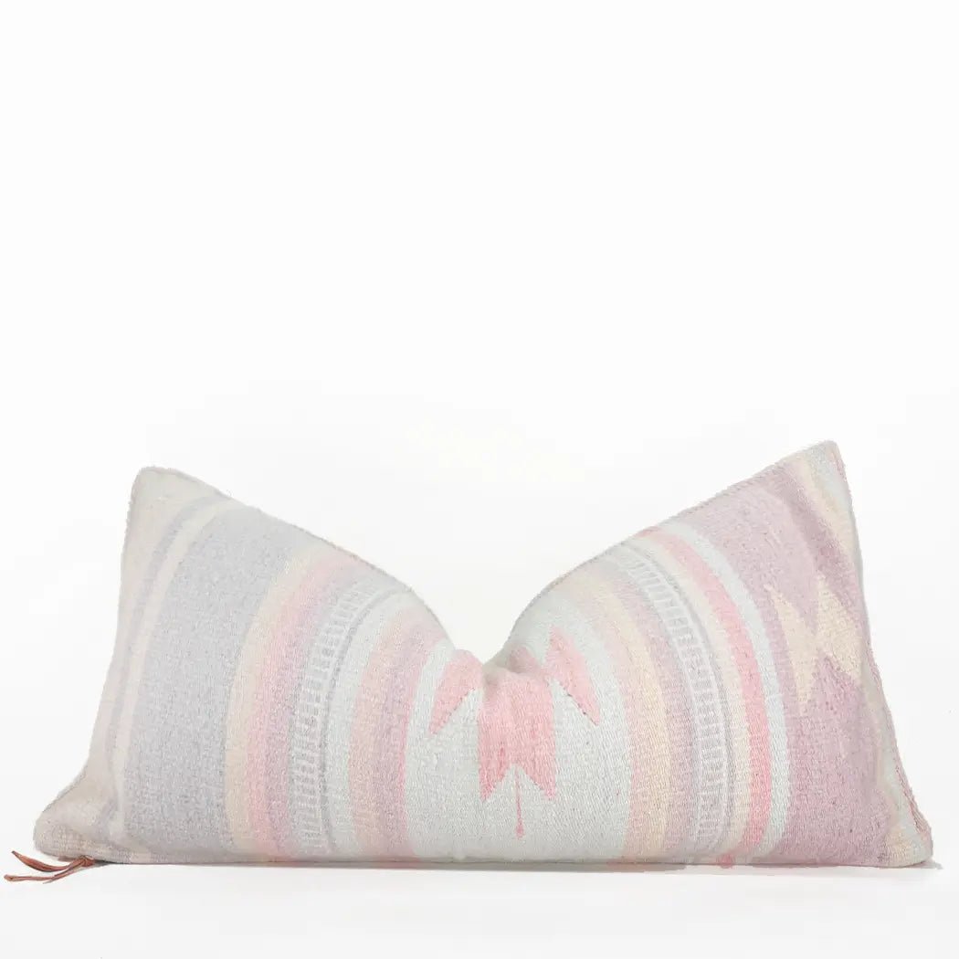 Pastel Pink and Purple Mexican | Lumbar Pillow