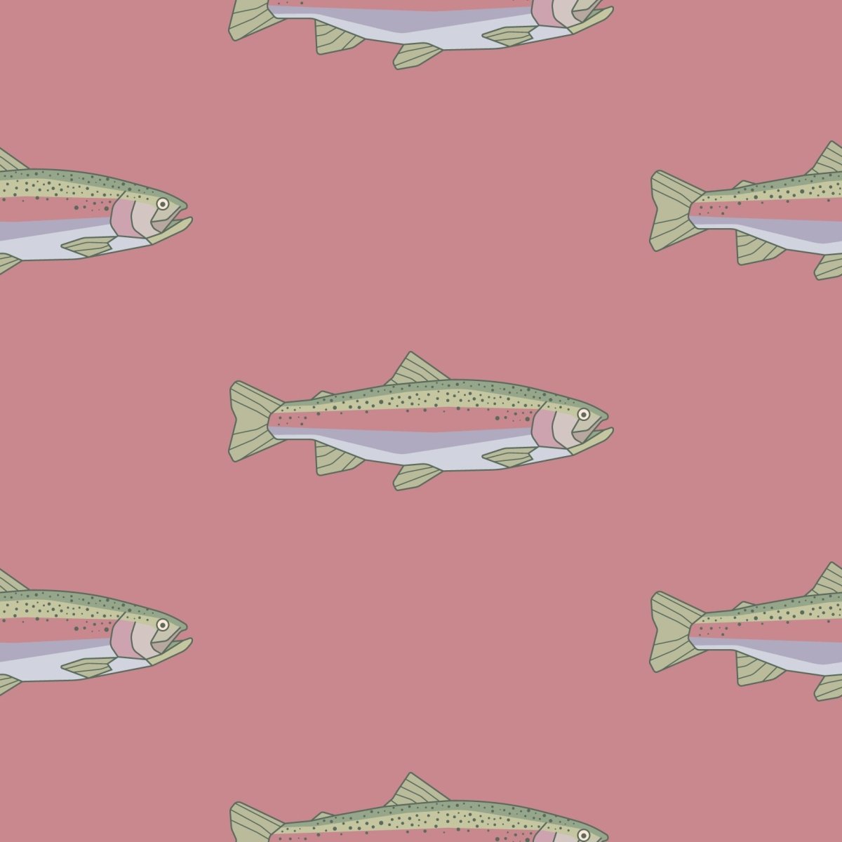 Pink Rainbow Trout Wallpaper