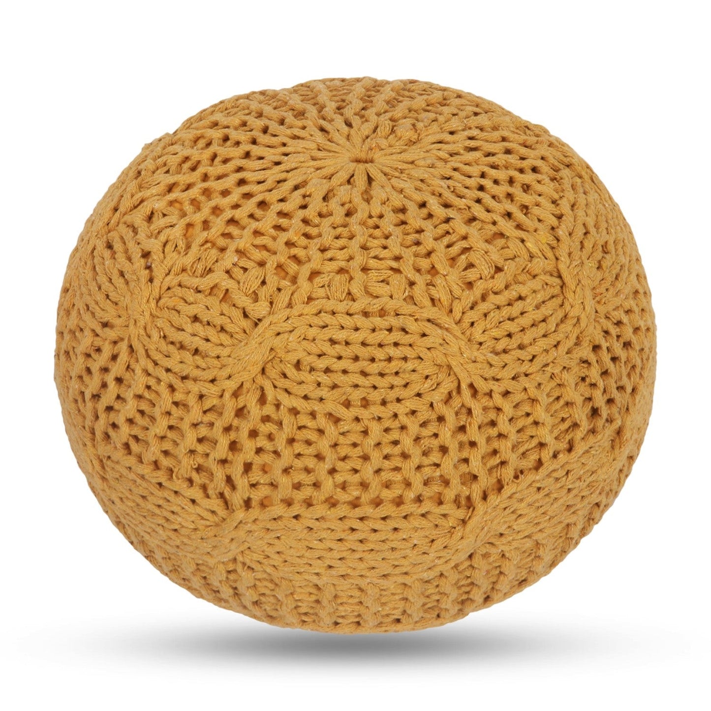 Samiyah Hand Knitted Pouf