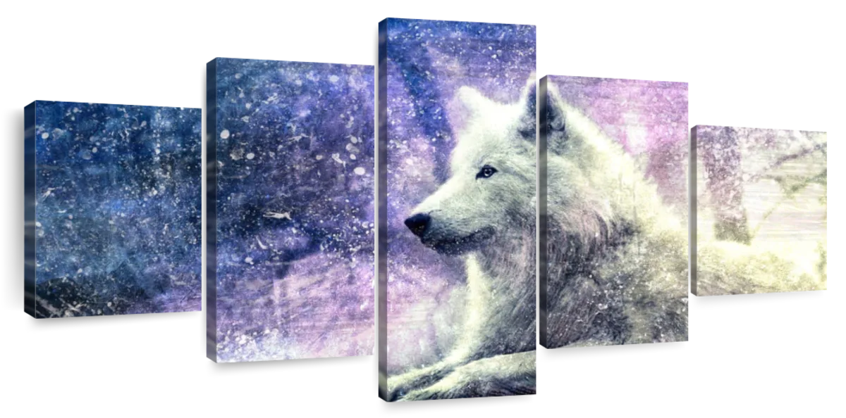 White Wolf Wall Art