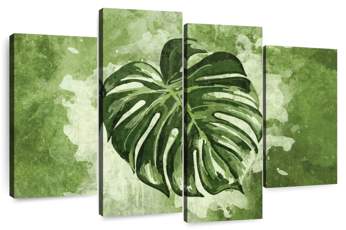 Distinct Tropical Leaf Wall Art