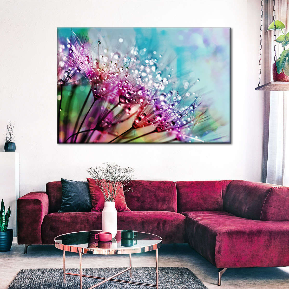 Colorful Dew Wall Art