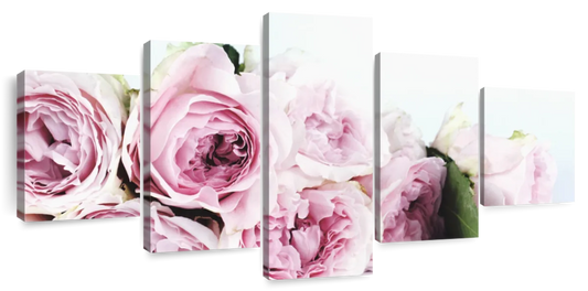 Layers Of Pink Peonies Wall Art