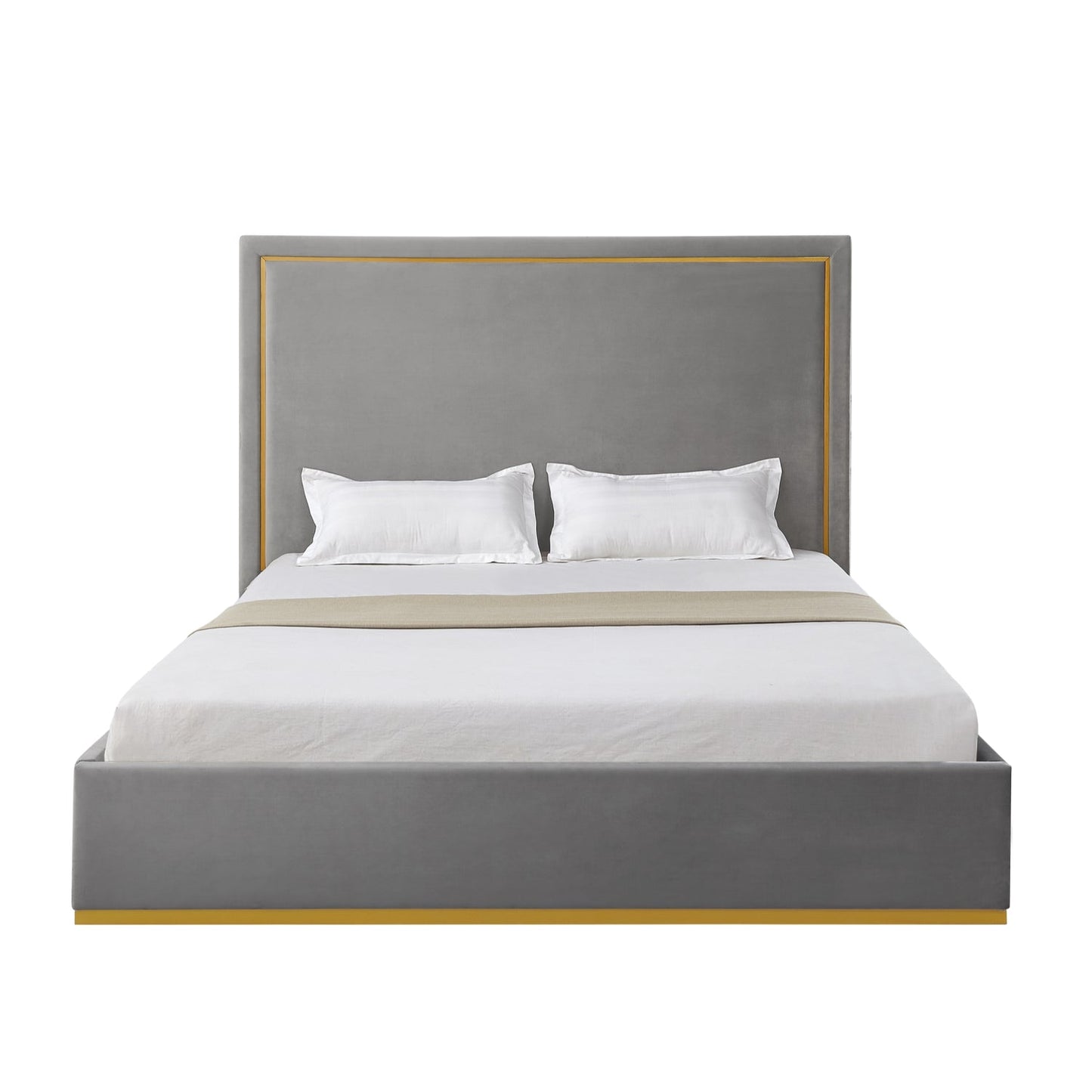 Addalyn Velvet Platform Bed