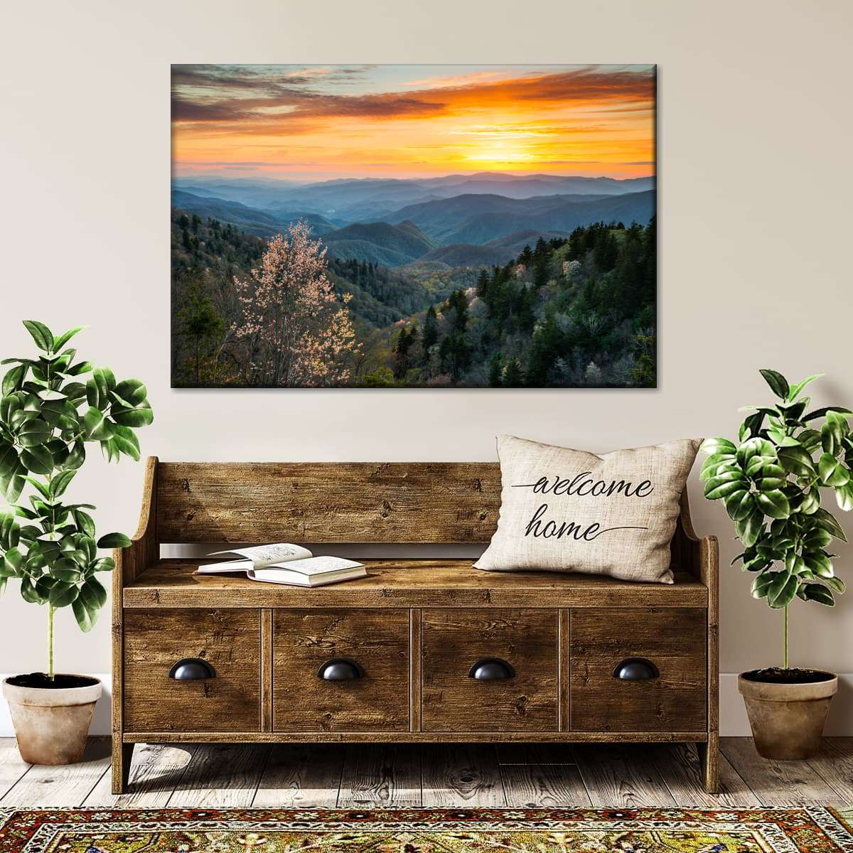 Great Smoky Mountains Sunrise Wall Art