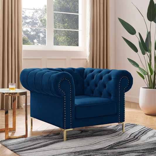 Carolyn Button Tufted Club Chair