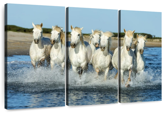 7 Horses Wall Art