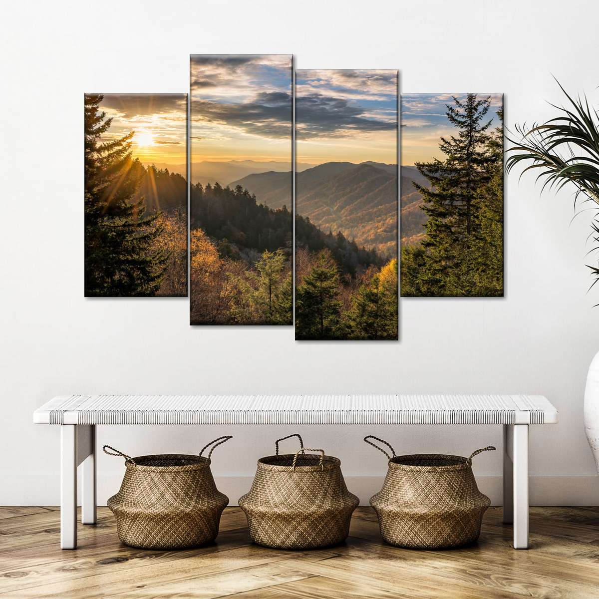 Sunrise In Smoky Mountains Wall Art