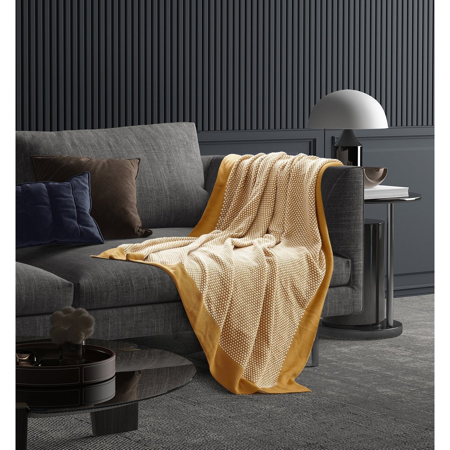 Tatiana Two Tone Throw