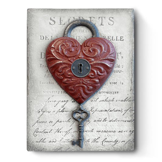 Love Lock Memory Block Tile