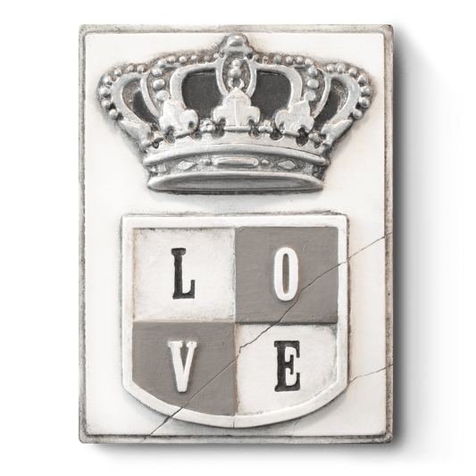 Love Shield - 25th Anniversary - Signed Memory Block Tile - Retired