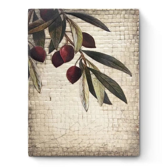 Olive Tree Memory Block Tile