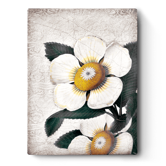 White Blossom - RETIRED Memory Block Tile