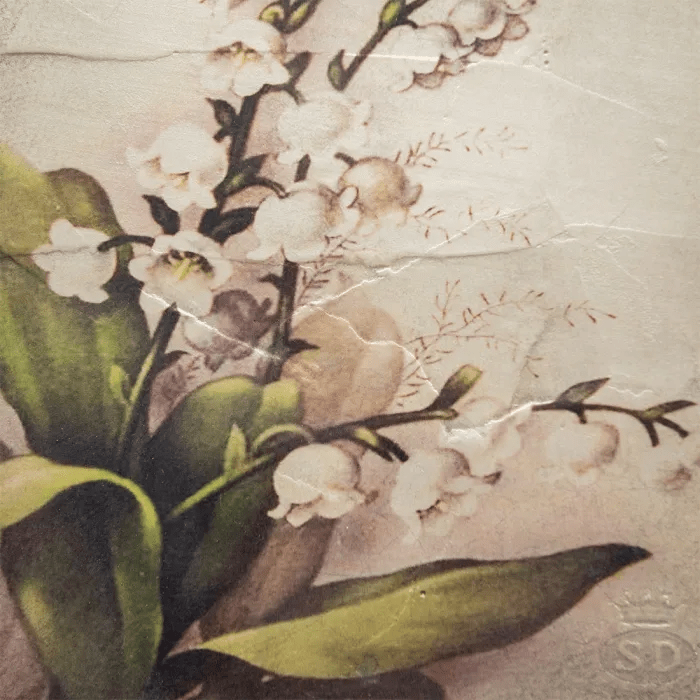 Lily of the Valley Memory Block Tile