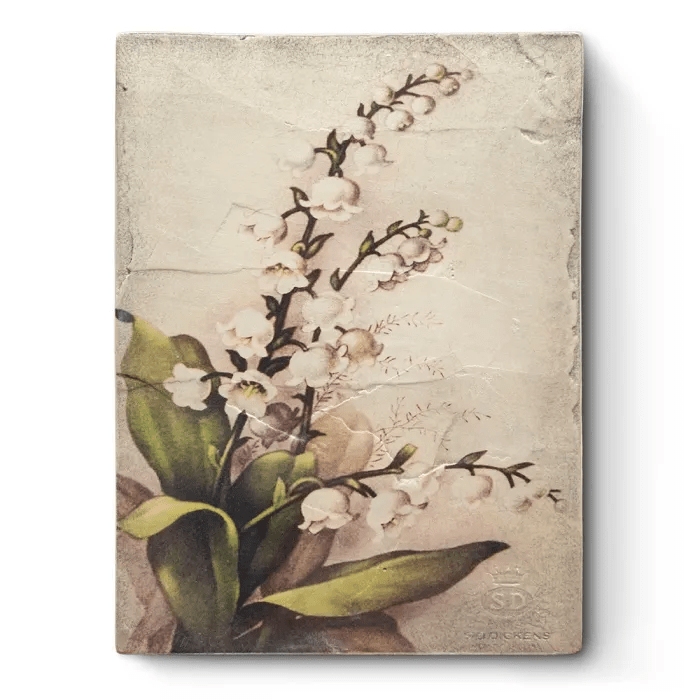 Lily of the Valley Memory Block Tile