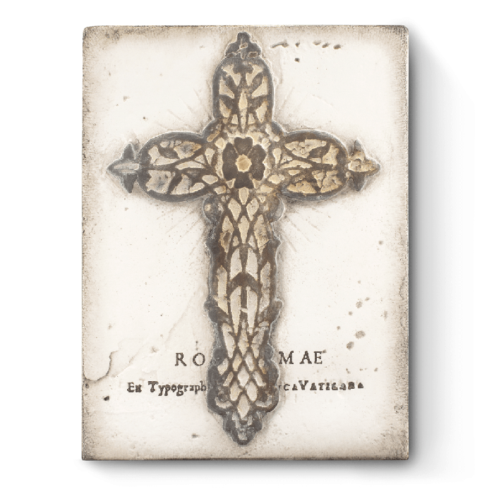 Medieval Cross - RETIRED Memory Block Tile