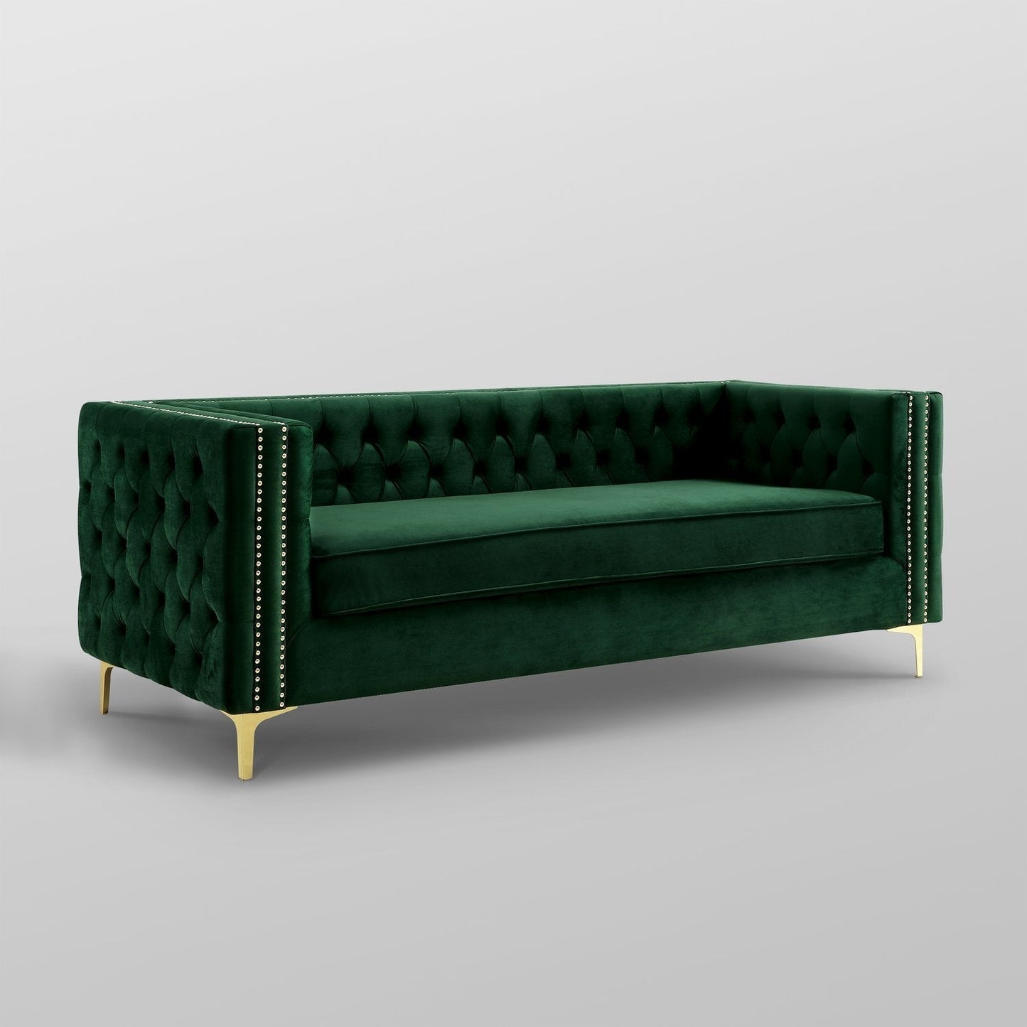 Giovanni Velvet 3 Seat Sofa 85"