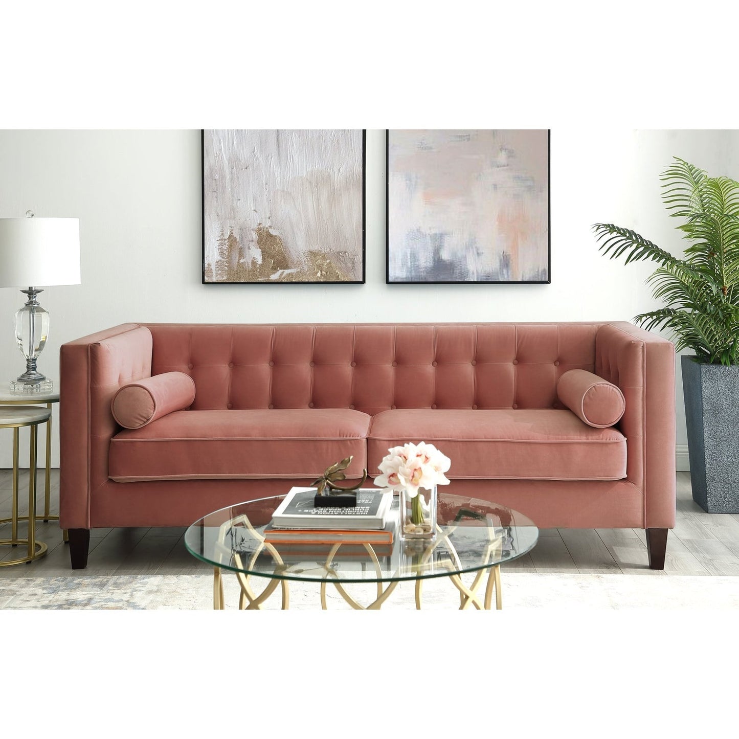 Lotte Velvet Sofa