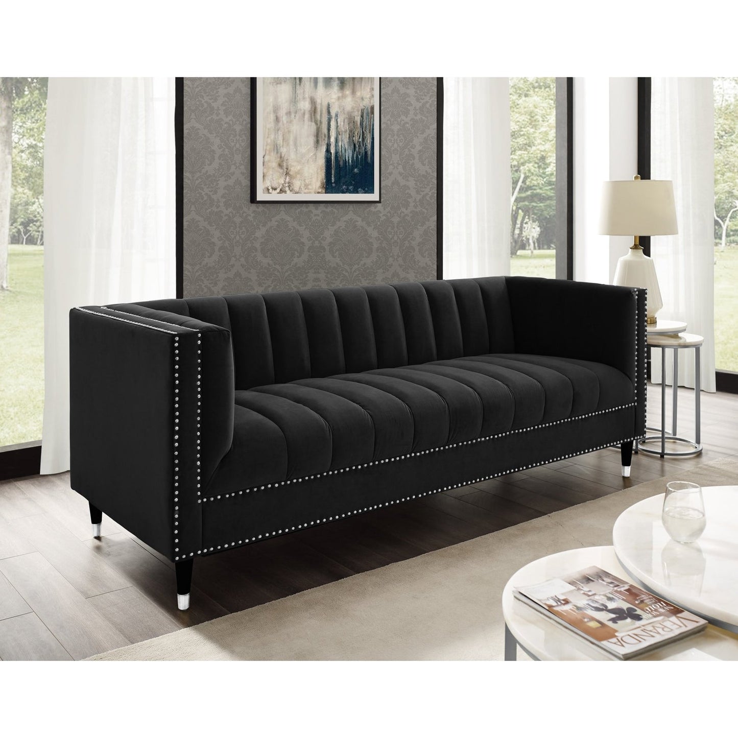 Milton Velvet Sofa