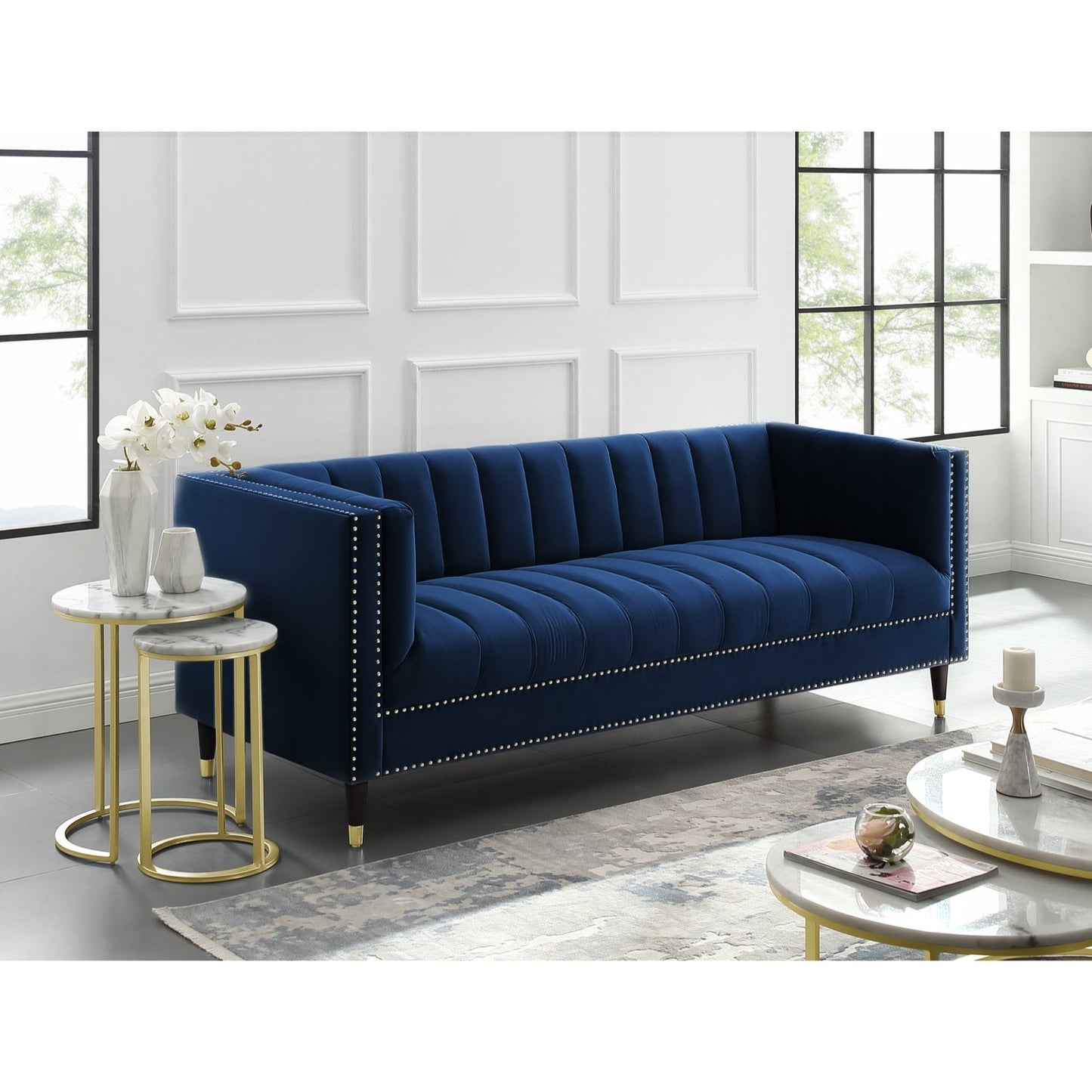 Milton Velvet Sofa