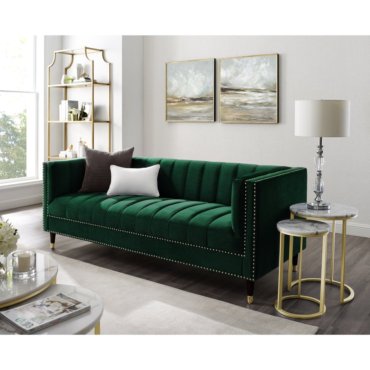 Milton Velvet Sofa